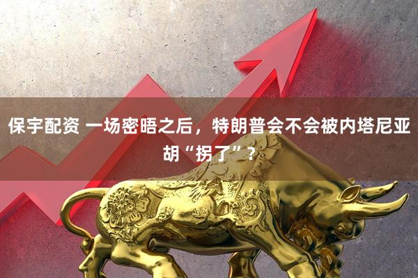 保宇配资 一场密晤之后，特朗普会不会被内塔尼亚胡“拐了”？
